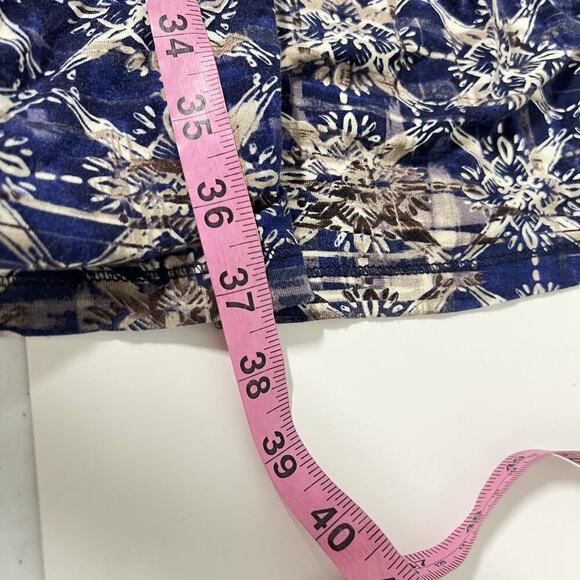 Sundance Jersey Knit Casual Sleeveless Dress Stretchy Ruched Dress Medium Blue - Picture 11 of 12